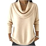 【S'accorde parfaitement avec】Se porte magnifiquement avec un jean, un pantalon ou une jupe pour différentes tenues. Portez-le sous les blazers ou les manteaux pour plus de chaleur. Parfait pour les occasions décontractées et habillées.