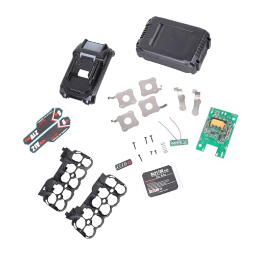 �ی��H��o�b�e���[�P�[�X�G���N���[�W�� 18V BL1830 BL1890 21700 �p�f�U�C�� BL1830 BL1890 ���`�E���ی�{�[�h
