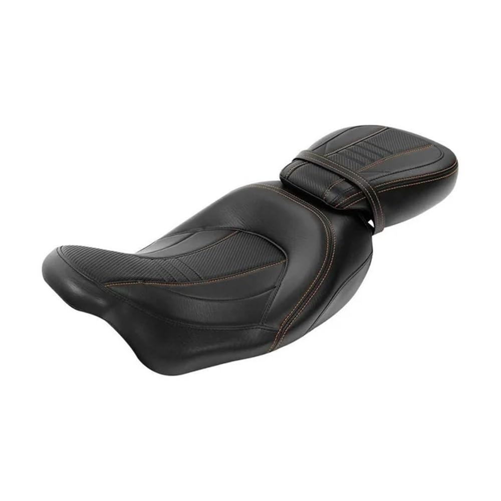 Respaldo Asiento Doble de Motocicleta para Touring Street Electra Glide, para Road King Cl&assic CVO 2009-2022 FLHTCUSE8 2013 Asiento Pasajero Motocicleta