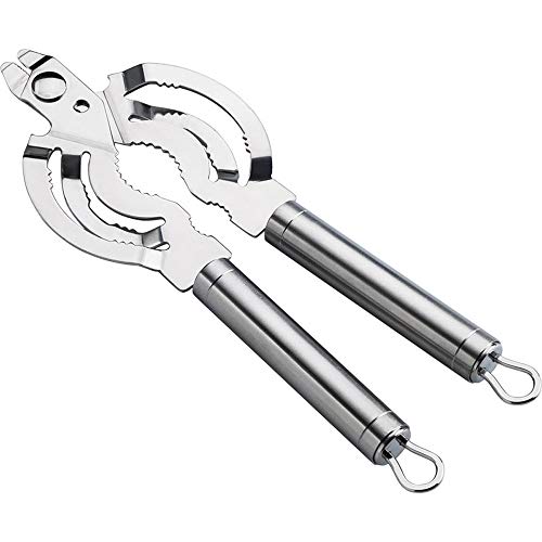 Multifunction Jar Opener, Chef Grade Kitchen Tool Helps Grip Lids, 304 Stainless Steel