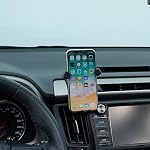 ITrims Phone Car Holder for Toyota RAV4 2013 2014 2015 2016 2017 2018 Cell Phone Car Mount Adjustable Car Air Vent Cell Phone Holder Cradles Compatible with Most Mobile Phones(Carbon Fiber)