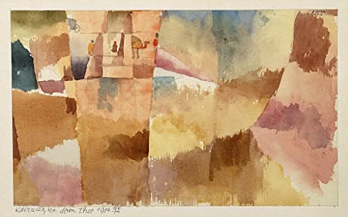 Poster Kairouanvor Den Toren Paul Klee pour habiller un grand mur blanc de salon
