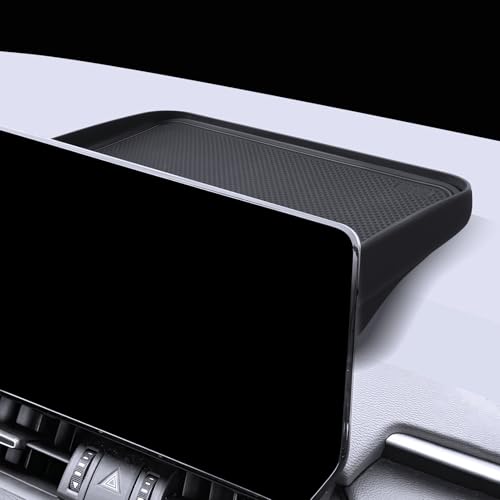 LANTU for RAV4 Dashboard Console Organizer 2019-2025 Toyota RAV4 Hybrid LE/XLE/Limited/Adventure/XLE Premium/TRD Off Road Accessories Behind Screen Organizer Storage Box Console Dash Tray