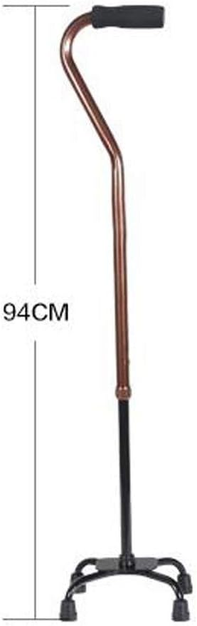 Four-Legged Cane Aluminum Alloy Telessliding Old Man Cane Rehabilitation Walking Cane Middle-Aged Elderly Cane Chair,Crutches