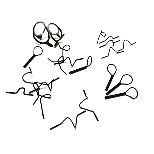 KALAVARMA Kit de Guia de Reparo de Vara de Pesca com Mosca Classic Fly Rod Wire Loop Fly Tops Sliver