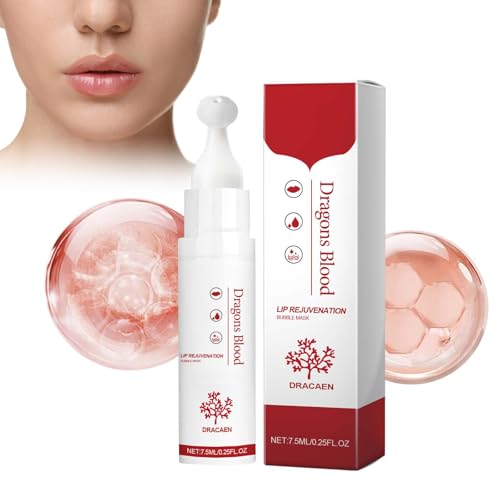 Bubble Lip Peeling Reparación Mascarilla de Labios, Exfoliador de Lip Scrub Hidratación y Sequedad Abultada Labios Grietos, Reparación de Arrugas, Secos, Grietas