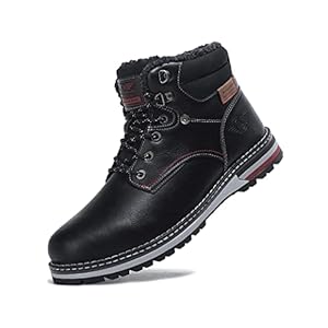 Arrigo Bello Stivali Uomo Invernali Scarpe Inverno Calda Foderato Montagna Antiscivolo Trekking Boots Scarponcini Neve Taglia 41-46EU