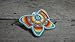 Beaded Hair Clips Native American Style Handmade Collection (Butterfly (Turquoise))