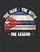 Produktbild The Man The Myth The Legend: Cuba Flag Sunset Personalized Gift Idea for Cuban Coworker Friend or Boss Planner Daily Weekly Monthly Undated Calendar Organizer Journal
