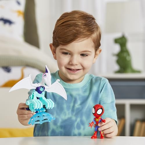 Spidey Coffret Dino Webs base forestière Figurines de super héros et accessoires dès Spidey et Ses Ami - vue 7
