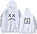 OLIPHEE Mujer Sudaderas con Capucha con Estampado de Cara Triste R.I.P Lil...