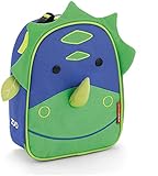 Skip Hop Zoo Kids Insulated Lunch Box, Dakota Dinosaur, Green