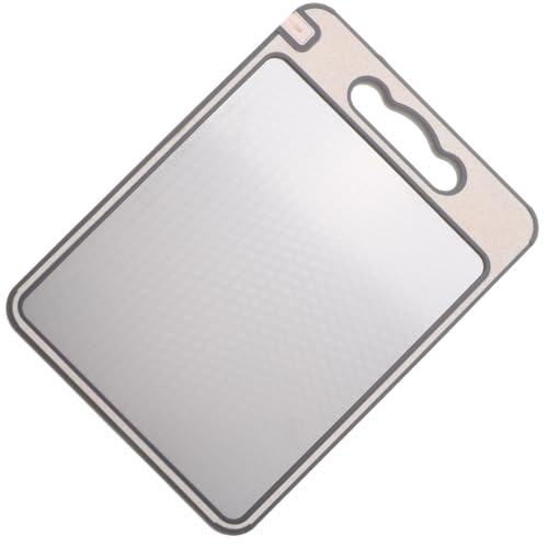 Tabla de cortar que no se deforma SECFOU de acero inoxidable con doble cara 2