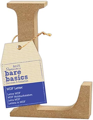 MDF Letter (1 piece) - Bare Basics - L