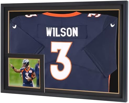 Jersey Display Case With Hangers, 2 Display Options, Black