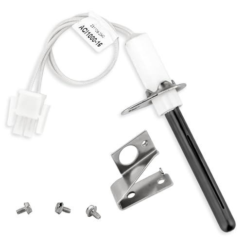 Upgrade 903110 903110A Ofenzünder für heiße Oberflächen, Ersatz mit Stecker, passend für Nor-Dyne-Ofen, rundes Siliziumnitrid-Zündset für heiße Oberflächen, ersetzt 632504, 632313, FC047 Zünder von