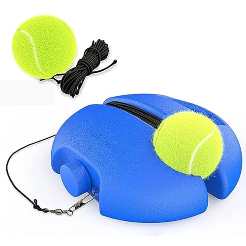 morytrade テニス 練習器具 練習用 ゴム付き ボール 練習 一人 ゴム 硬式 (予備ボール1個付き)