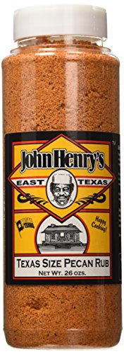John Henry's Texas-Style Pecan Rub BBQ Seasoning for Flavorful Grilling
