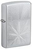 Zippo Sturmfeuerzeug - Leaf Design - Nachfüllbar- Geschenkbox - Metall - Made in USA