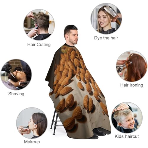 Capa para corte de cabello impermeable para adultos miniatura 3