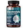 Premium Electrolyte Capsules – Support for Keto, Low Carb, Rehydration & Recovery – Electrolyte Replacement Tablets – Includes Electrolyte Salts, Magnesium, Sodium, Potassium – 100 Capsules
