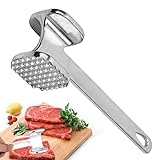 Batticarne Mallett, batticarne a due lati, con manico ergonomico, batticarne antiscivolo, per schiacciare carne e pollo