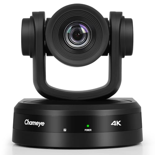 Chameye 4K PTZ カメラ C410 Webカメラ 会議カメラ Amazon.co.jp: Chameye 4K Web会議カメラ 10倍光学ズーム AI自動