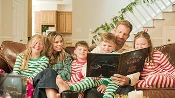 Manger In Danger: A Family Christmas Tradition - includes illustrated family devotional book, keepsake box, scenic backdrop, wooden manger and baby Jesus figurine in swaddling cloths