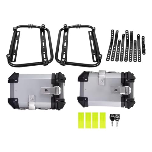 oCNp[{bNX oCNANZT[ A~TChQbWgN ThobO GbW{bNX ɓK郔H[O 525DSX 500DSX 650DS ɓKz_ CRF1000L CRF1100L Ahx`[(28L Silver 