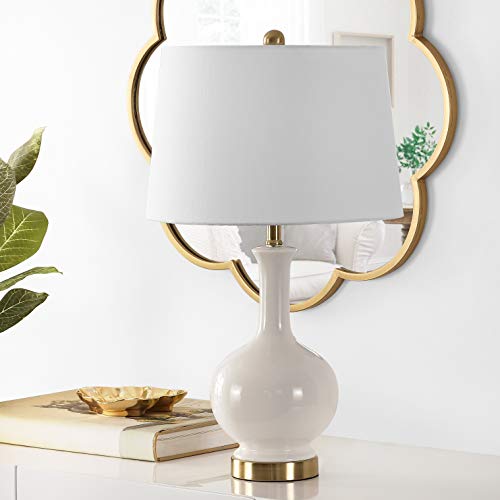 Lámpara de Mesa Cerámica SAFAVIEH 66 cm Crema miniatura 4