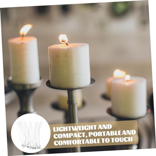 50 mechas de algodón para hacer velas DIY miniatura 3