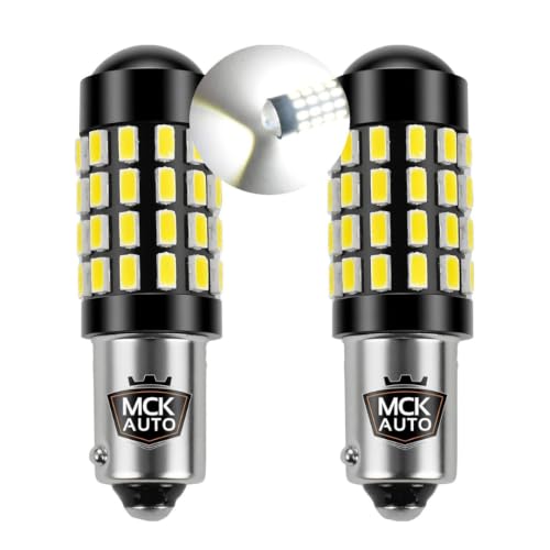 MCK Auto - Reemplazo para H21W BAY9s LED CanBus Conjunto de bombillas blancas muy claras y sin errores compatibles con F30 F31