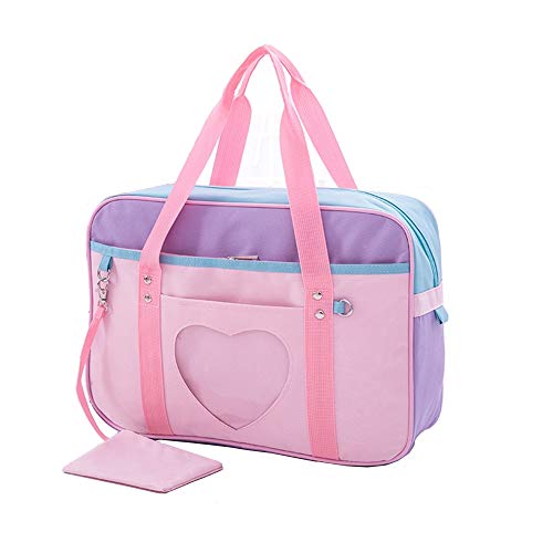 Ita Bag Heart Japanese Bag JK Bag Girls Duffle Purse Anime School Bag Lolita DIY, Cosplay,Comic Con