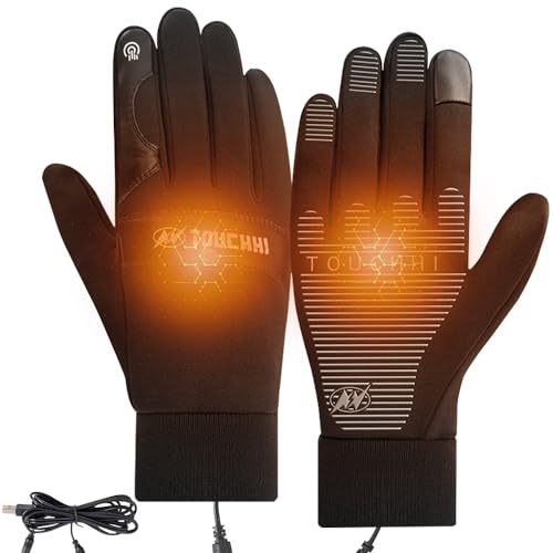 Hojalis Gants Chauffants USB, Écran Tactile, Unisexes