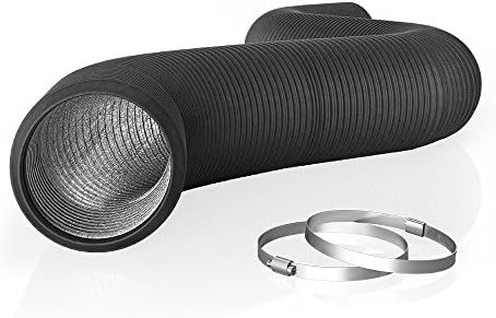 AC Infinity Flexible 6-Inch Aluminum Ducting, Heavy-Duty Four-Layer Protection, 25-Feet Long for Heating Cooling Ventilation and Exhaust