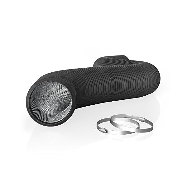 AC Infinity Flexible 6-Zoll-Aluminiumleitung, Hochleistungs-Vierschichtschutz, 25 Fuß lang zum Heizen, Kühlen, Lüften…