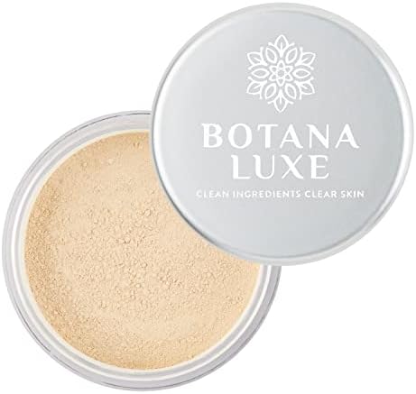 Luxe Mineral Foundation with Natural Pigments for All Skin Types, Teens & Adults. Lightweight, Silky Smooth, Face-Brightening, Long-Lasting, Clean, Buildable Coverage Control, Hypoallergenic, Non-Comedogenic, Won't Clog Pores, Vegan, Cruelty-Free, Talc-Free, Bismuth Oxychloride-Free, Silicone-Free Mineral Foundation Makeup 7 g (PALE ALMOND)
