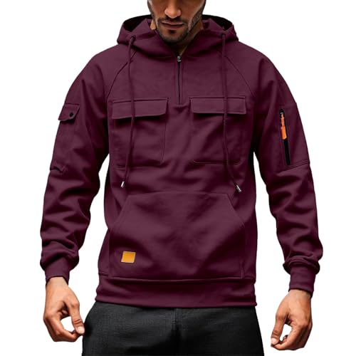 Sudadera con Cremallera Blanca Roja Cuello