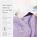 Seward Park Full Queen Size Light Purple Comforter Plum Lavender Reversible Lightweight Girls Bedding Cooling Bedspread All Season Spring Blanket