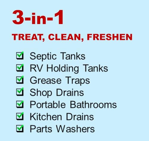 Oil Eater 3-in-1 Microbial Tank Treatment Cleaner, Deodorizer - Grease Traps, Septic Tanks & Drain Pipes, 5-Gallon Pail by Oil Eater - Image 3