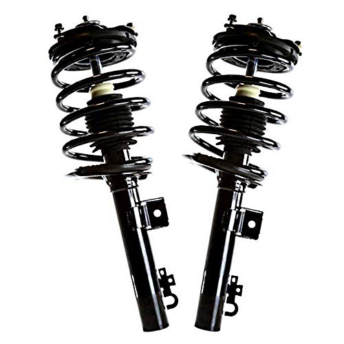 AutoShack CST100001PR Front Complete Struts Coil Springs Assembly Pair of 2 Driver and Passenger Side Replacement for 1996-2007 Ford Taurus 1996-2001 2002 2003 2004 2005 Mercury Sable 3.0L V6 FWD