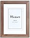 Produktbild VictoR Bilderrahmen Passepartout Richter Braun in 18x24 cm mit 13x18cm Passepartout - Bilderrahmen Holz - Leiste: 25x20mm - Bilderrahmen Braun 18x24