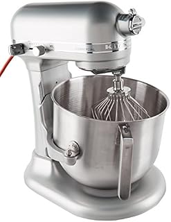 KitchenAid KSM8990NP 8-Quart Commercial Countertop Mixer, 10-Speed, Gear-Driven, Nickel Pearl
