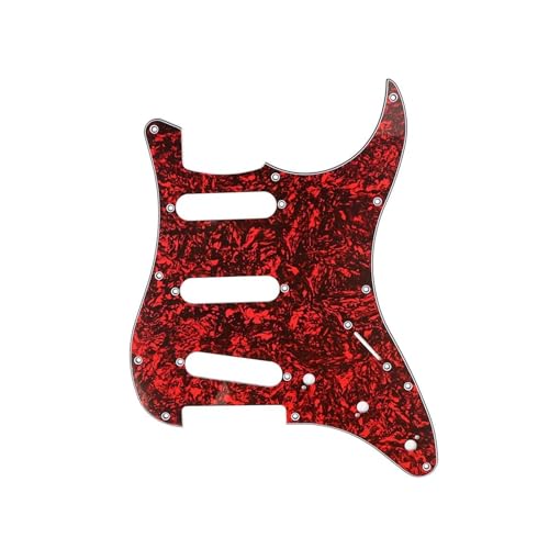 Pickguard guitare SSS 3 plis plaque de rechange 11 trous format standard