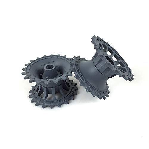 wheelfun Heng Long RC Tank Plastic Sprockets for 1/16 German Tiger I 3818 Panther 3819 Spare Part Ta