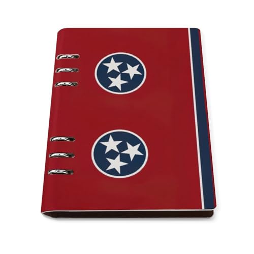 Carnet plat A5 Tennessee en cuir pour vos notes d'affaires quotidiennes