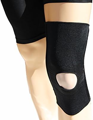 Miniatura 2 de Alpha Medical Rodillera con soporte de compresión de rótula abierta con soporte antivuelco, estabilizador de rodilla, alivio del dolor de rodilla