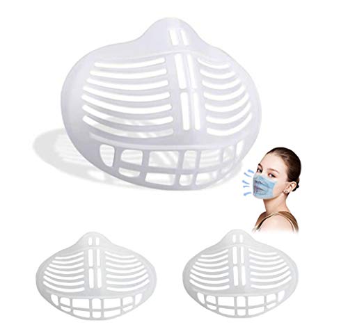 3D Mask Bracket 3PCS Protect Lipstick Lips Mask Internal Support Holder Frame Nose Breathing Smoothly Silicone DIY Face Mask Accessories Non-stick
