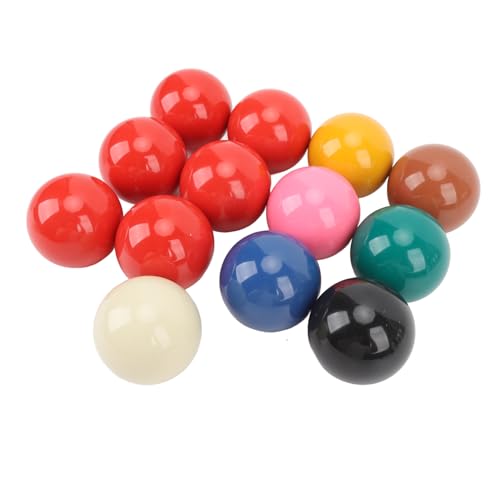 MechKit Bolas de Billar Juego de Billar Snooker Ball, 13 Piezas 52.5mm de Resina para Juegos en Casa
