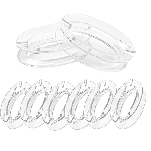 8 Pack Blind Cord Winder Safety Blind Cord Holder Clear Baby Proof Window Blinds Cords Safety Childproof Blind String Wrap Blind Cord Wrap Cleat Alternative Protect Kids and Pets, No Wall Damage
